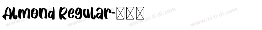 Almond Regular字体转换 Almond Regular字体转换